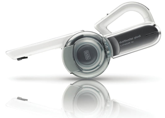 Black & Decker - 18V Lithium-ion Dustbuster Pivot Handheld Vacuum Cleaner - Grey