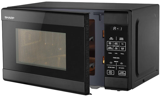 Sharp - 20L Compact Microwave - Black