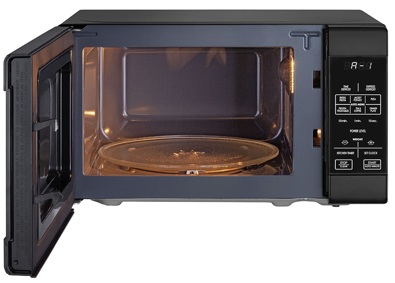 Sharp - 20L Compact Microwave - Black