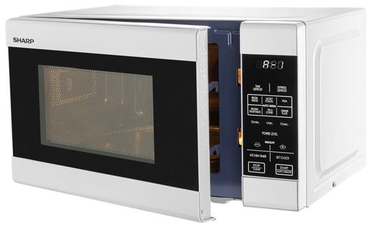 Sharp - 20L Compact Microwave - White