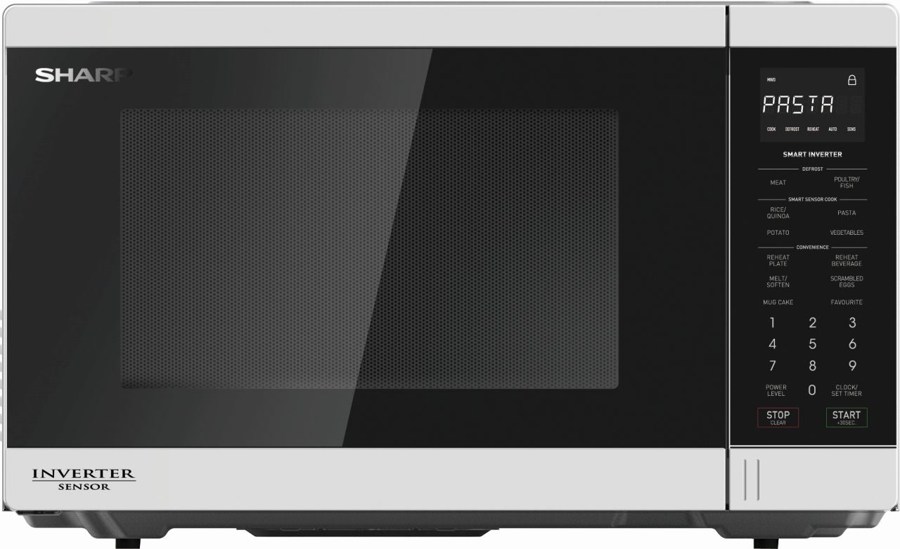 Sharp - 1200W 34L Inverter Microwave - White