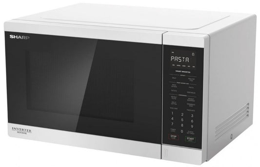 Sharp - 1200W 34L Inverter Microwave - White