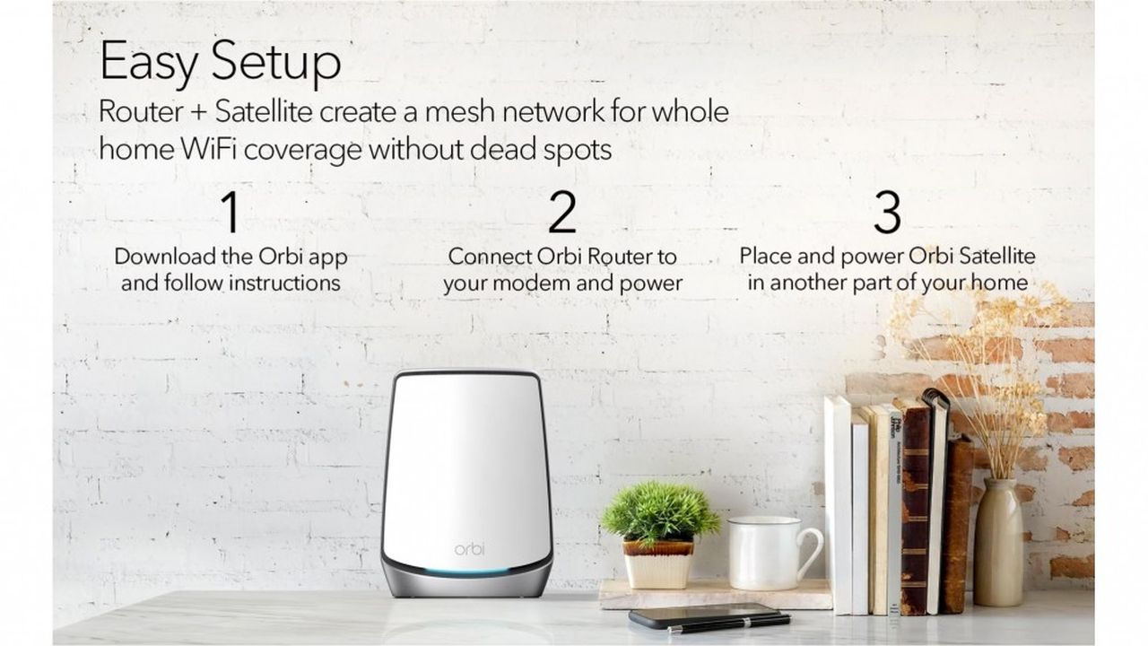 Netgear Orbi AX6000 Tri-B Mesh Kit 2 pk