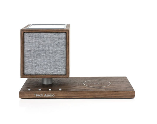 Tivoli Revive Speaker w/ Charging Pad - Walnut/Grey