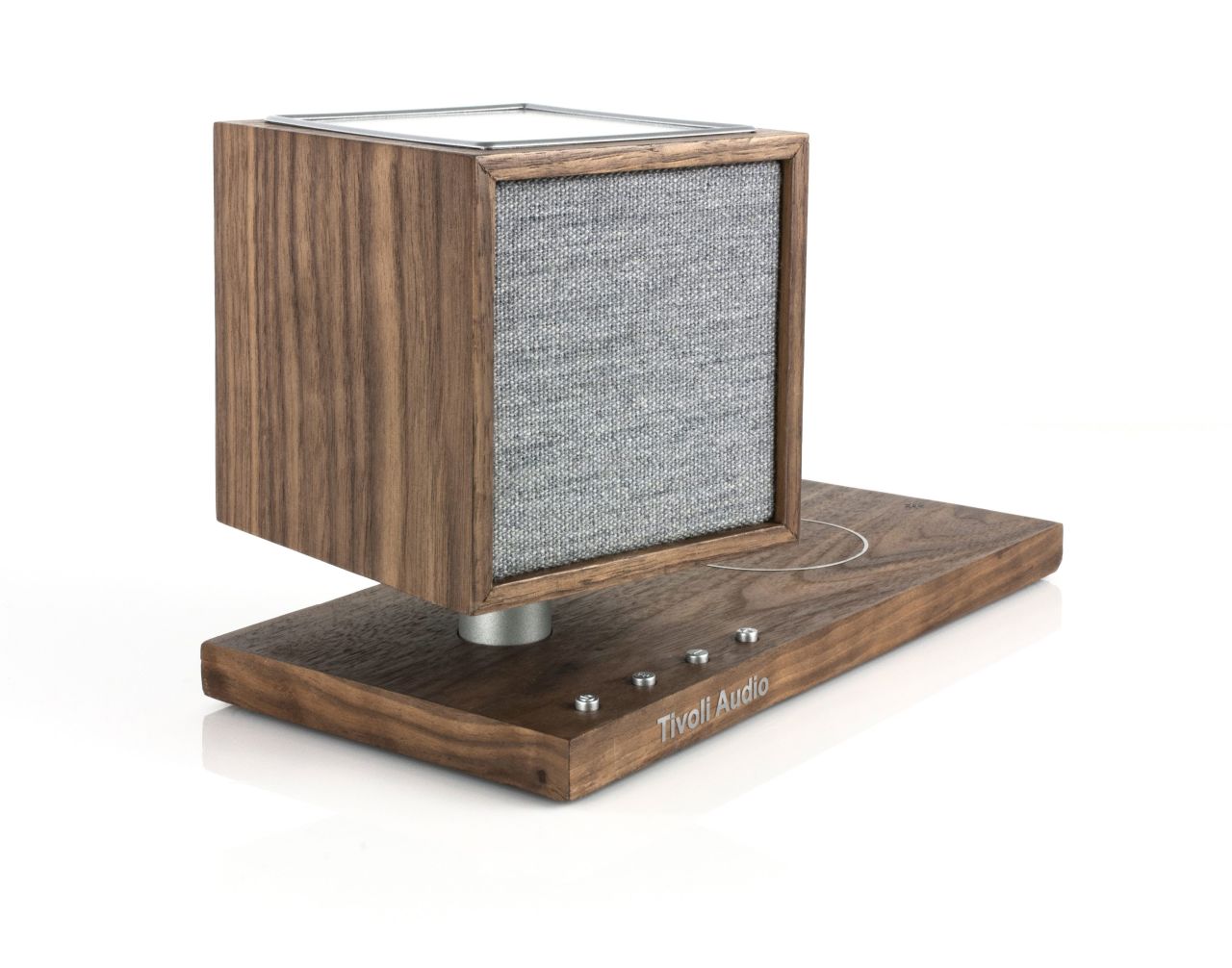 Tivoli Revive Speaker w/ Charging Pad - Walnut/Grey