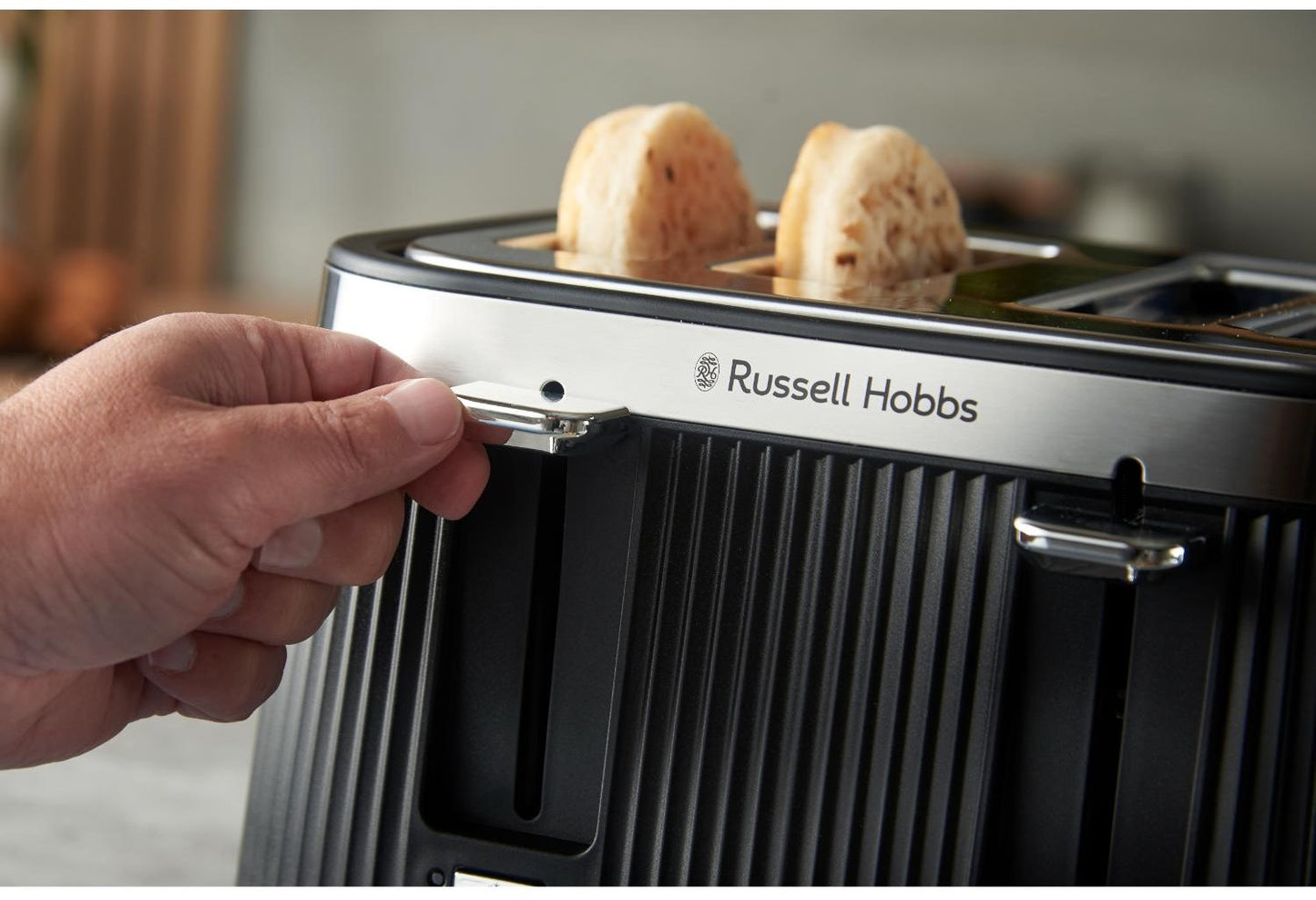 Russell Hobbs - Bronte 4 Slice Toaster - Black