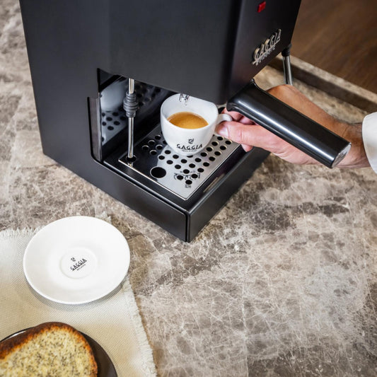Gaggia - Classic E24 Manual Coffee Machine - Black