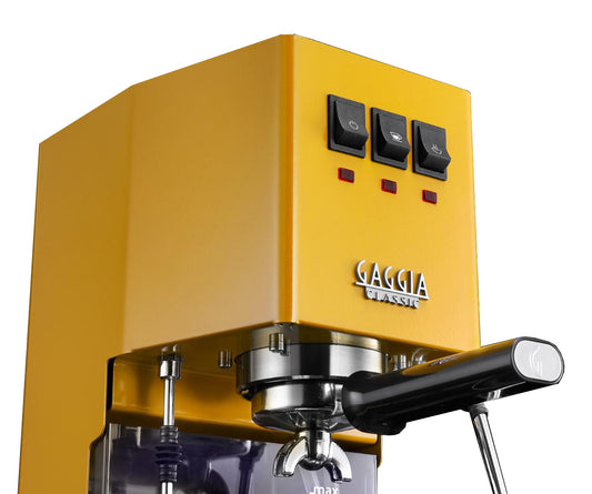 Gaggia - Classic E24 Manual Coffee Machine - Yellow