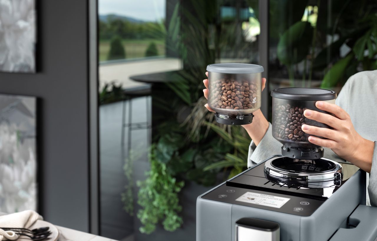 Delonghi - Rivelia Automatic Bean to Cup Coffee Machine - Grey