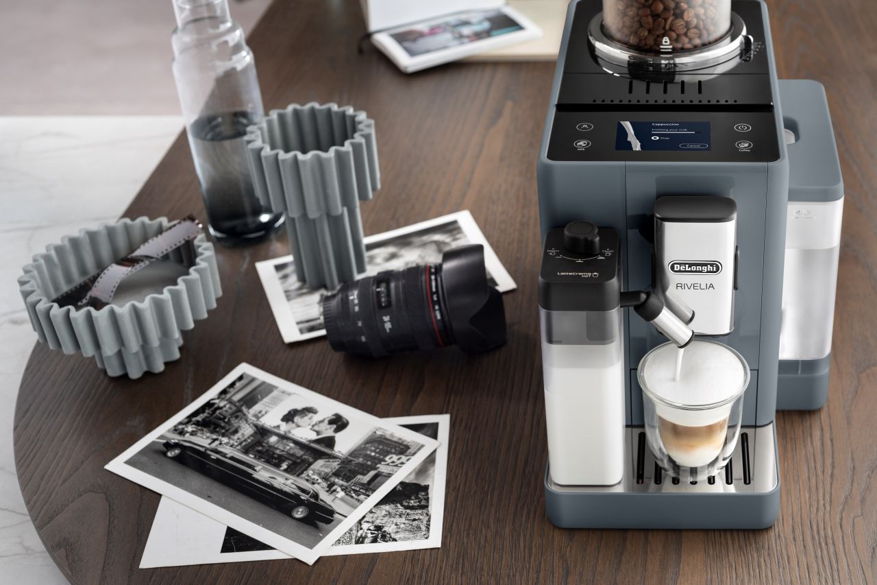 Delonghi - Rivelia Automatic Bean to Cup Coffee Machine - Grey