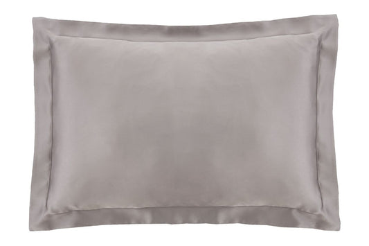 Sheridan - Lanham Tailored Silk Pillowcase - Flint