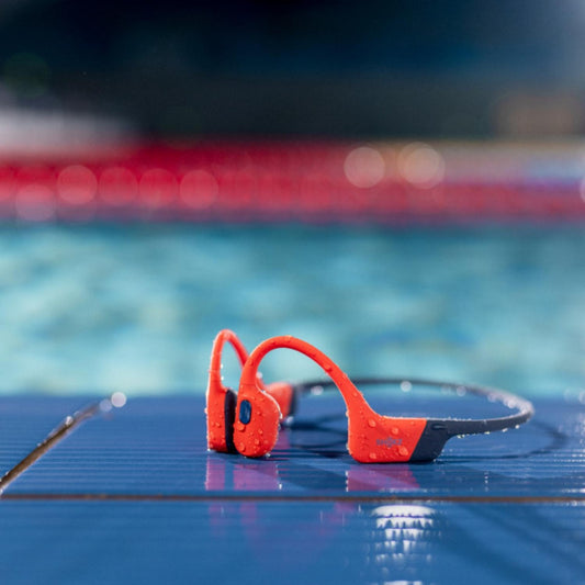 Shokz - OpenSwim Pro Wireless Headphone - Red