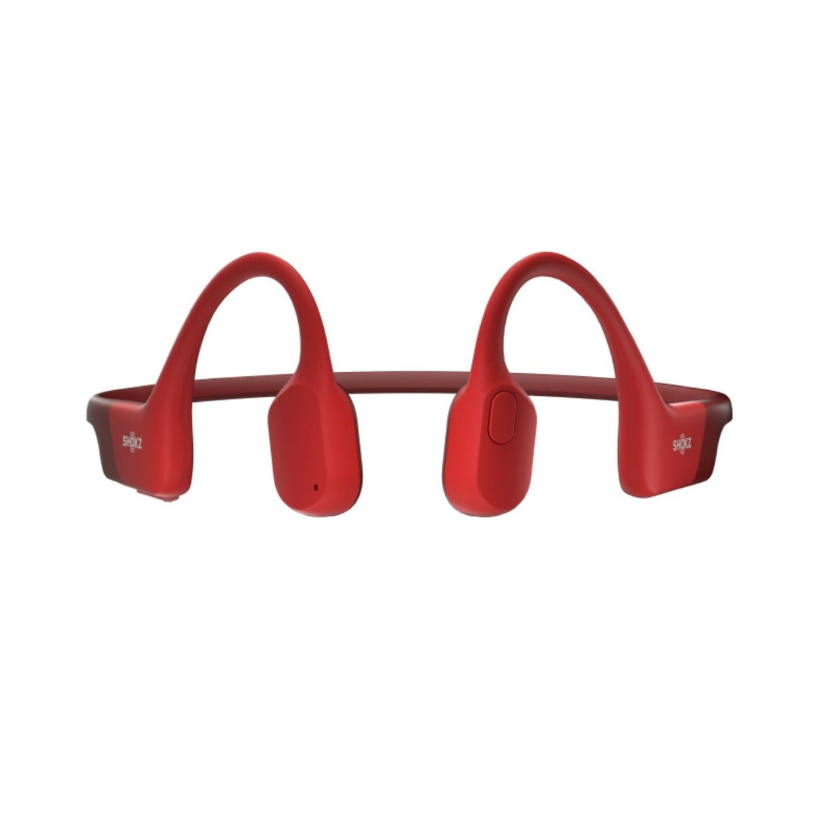 Shokz - OpenRun Bone Conduction Open-Ear Endurance Headphones - Red