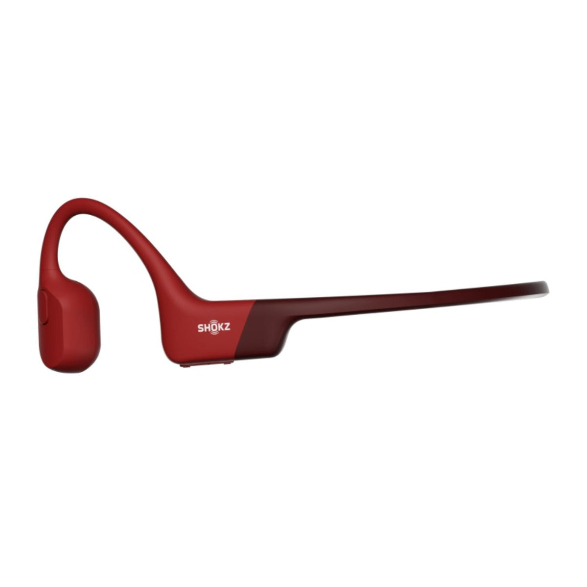 Shokz - OpenRun Bone Conduction Open-Ear Endurance Headphones - Red