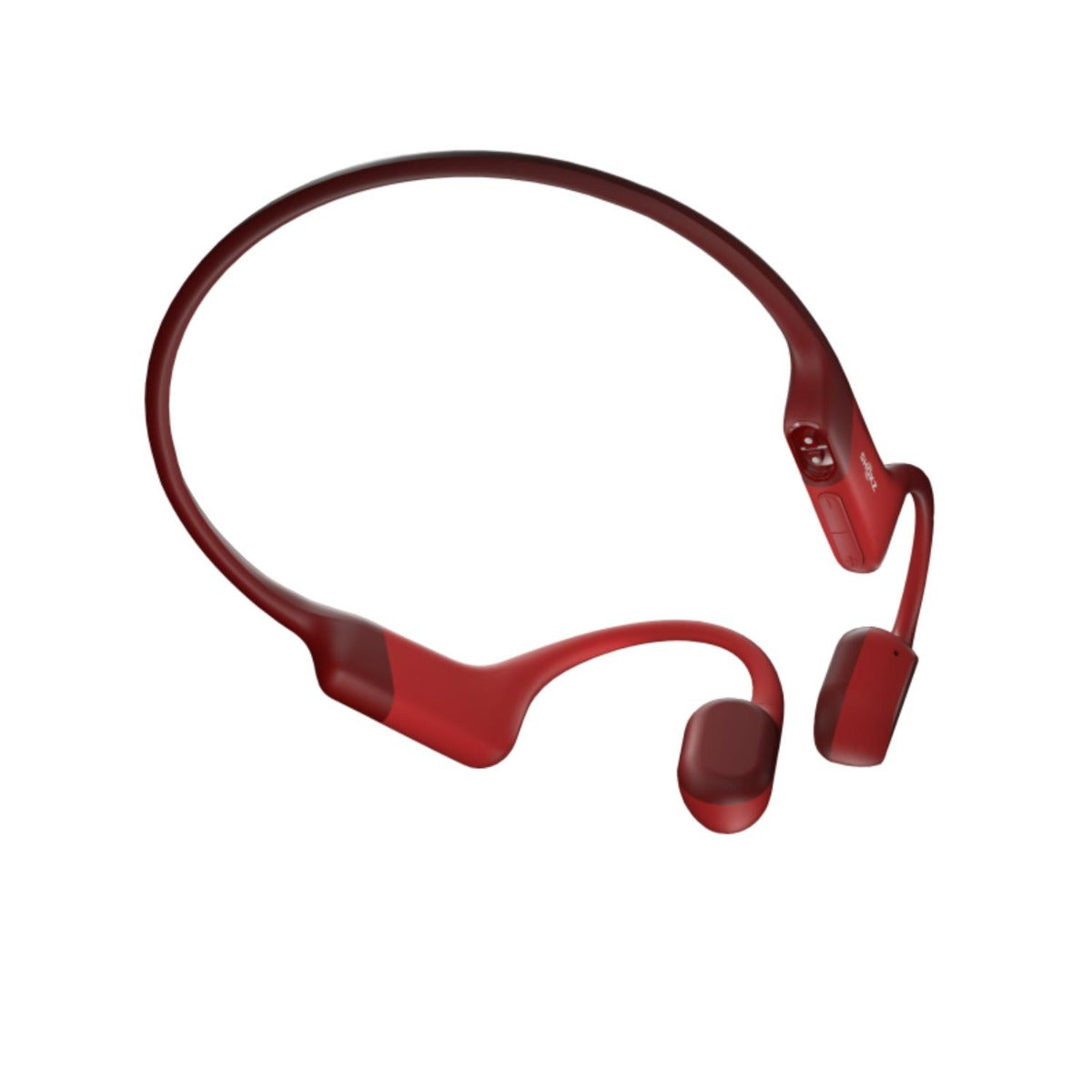 Shokz - OpenRun Bone Conduction Open-Ear Endurance Headphones - Red