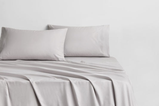 Sheridan - Egypt Sateen Queen Sheet Set Multi Depth - Silver Mist