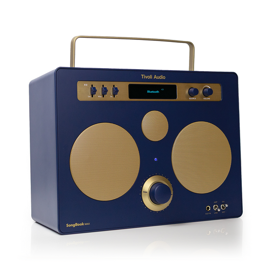 Tivoli - Songbook Max+ Bluetooth FM DAB+ Portable Speaker - Blue