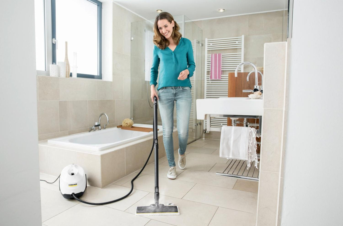 Karcher - SC3 Steam Cleaner - White