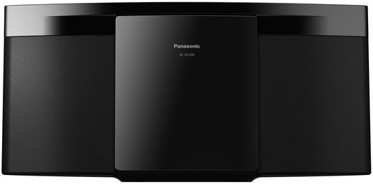 Panasonic - 20W Slim Stylish Compact Micro System - Black