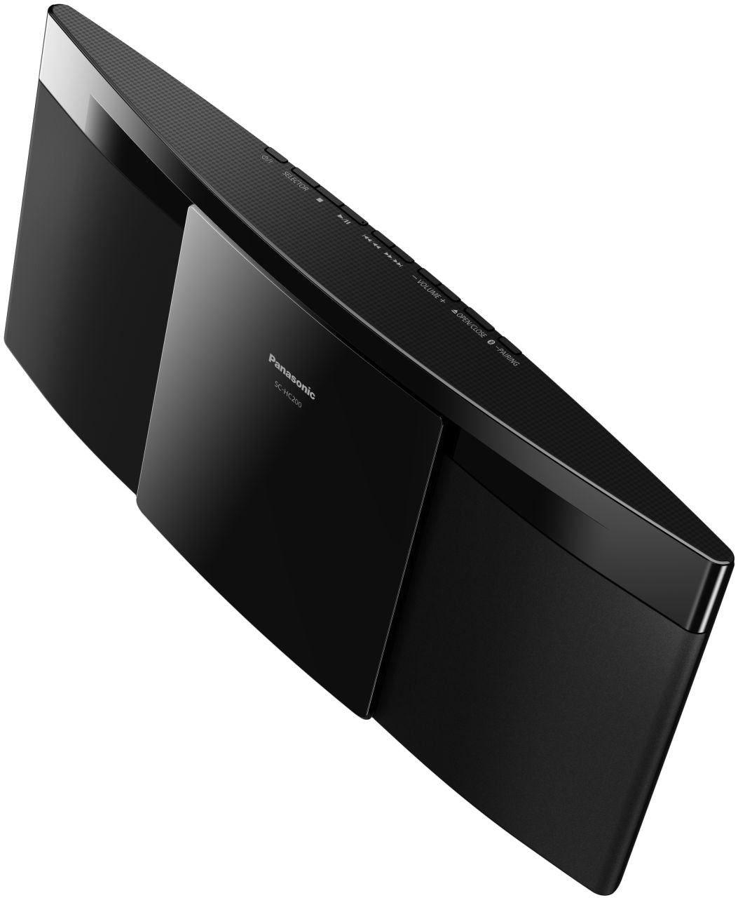 Panasonic - 20W Slim Stylish Compact Micro System - Black