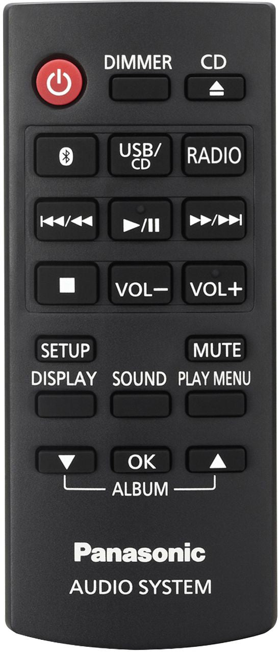Panasonic - 20W Slim Stylish Compact Micro System - Black