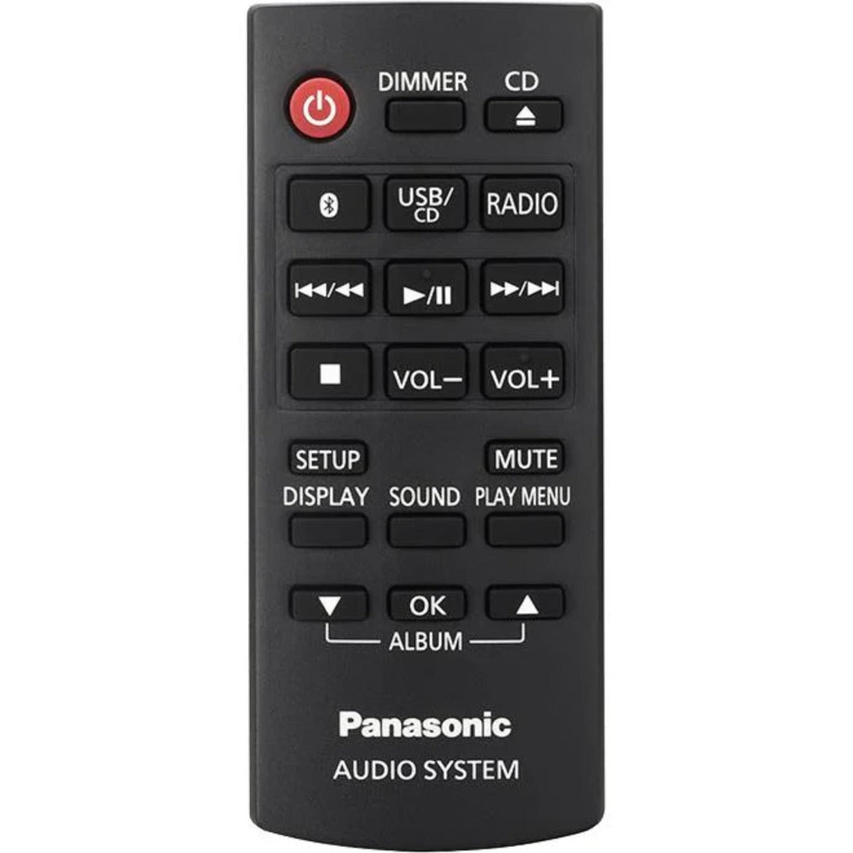 Panasonic - 80W CD Micro System w Radio, CD & Bluetooth - Silver