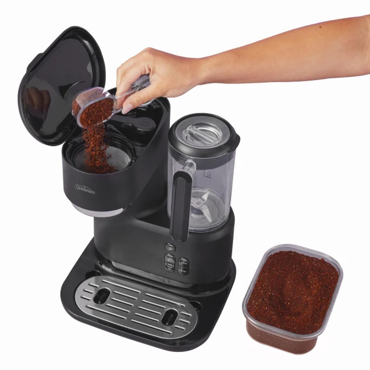 Sunbeam - Frappe Iced + Hot Coffee Machine - Black