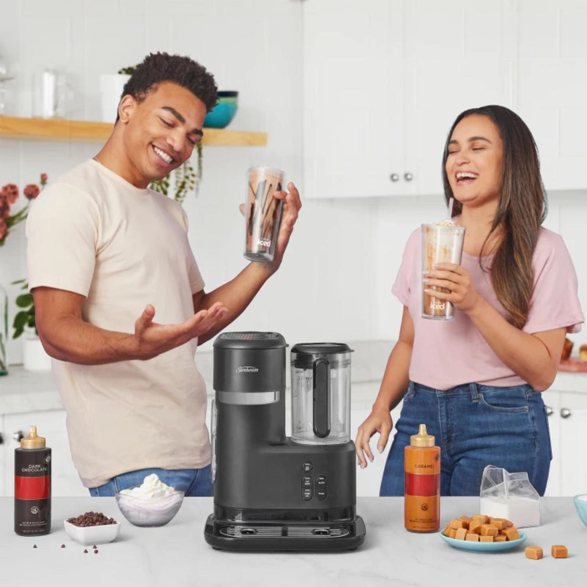 Sunbeam - Frappe Iced + Hot Coffee Machine - Black