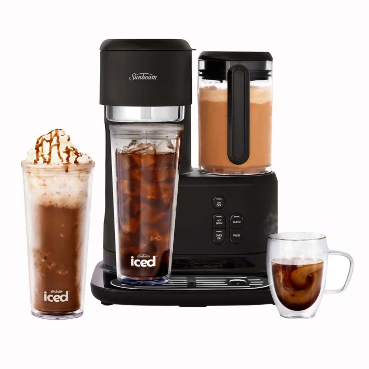 Sunbeam - Frappe Iced + Hot Coffee Machine - Black