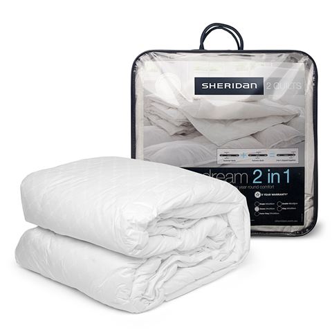 Sheridan - Deluxe Dream 2-in-1 Quilt (Super King Bed) - White