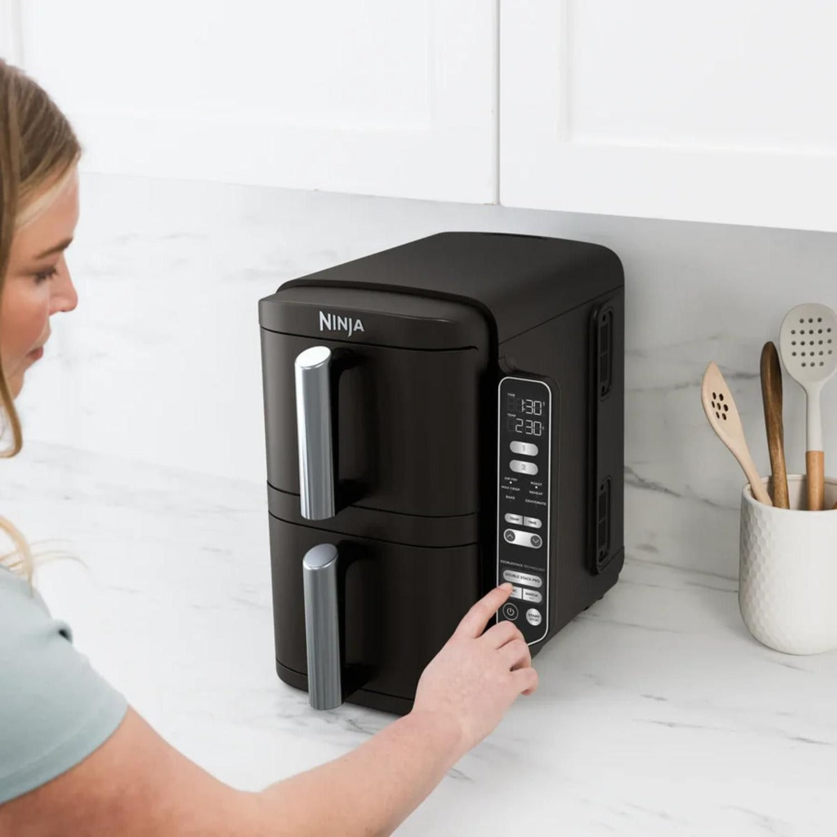 Ninja - Doublestack 7.6L Air Fryer