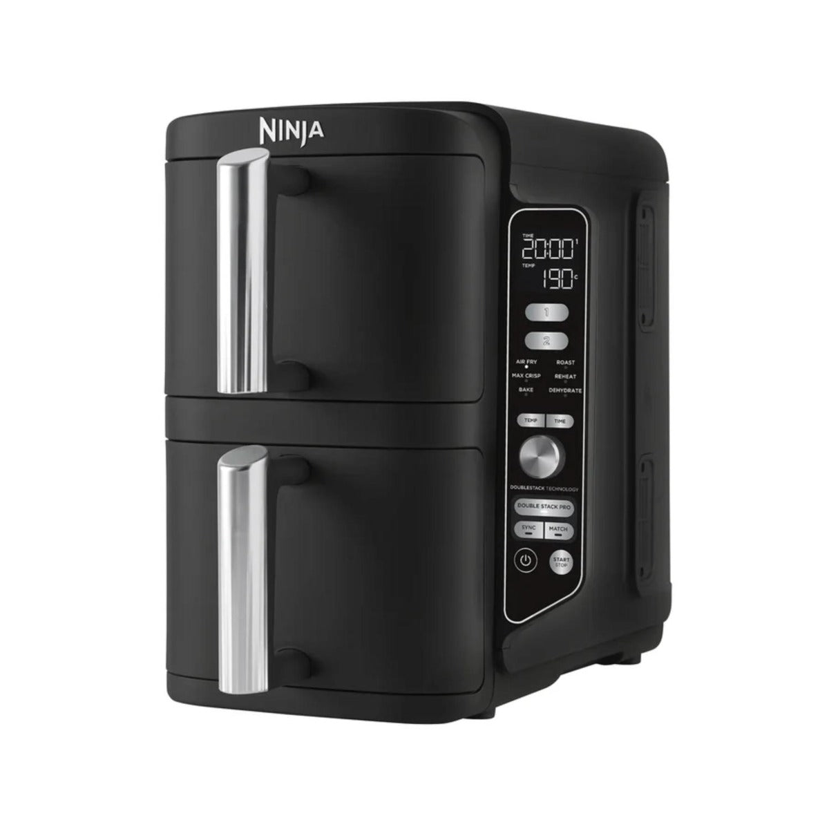 Ninja - 9.5L Double Stack 2 Drawer Air Fryer