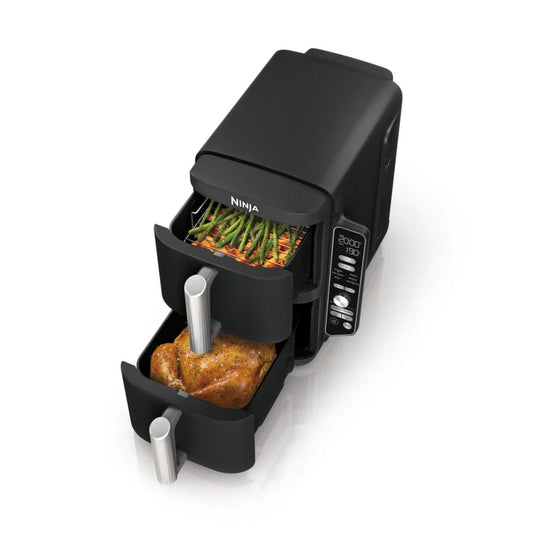 Ninja - 9.5L Double Stack 2 Drawer Air Fryer
