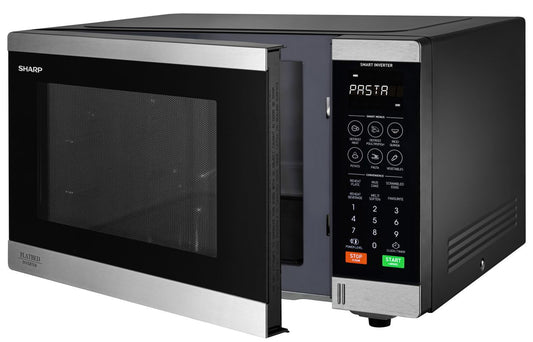 Sharp - 32 Litre Flatbed Inverter Microwave - S/S