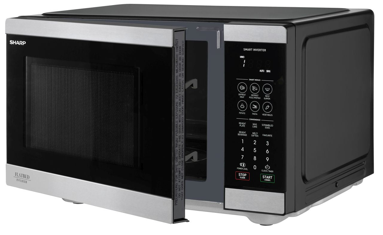 Sharp - 26L Flatbed Microwave S/S