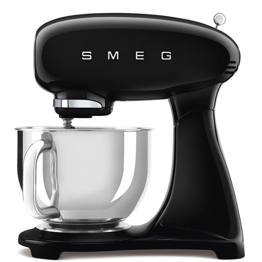Smeg - 50's Retro Style Aesthetic Full Colour Stand Mixer - Black