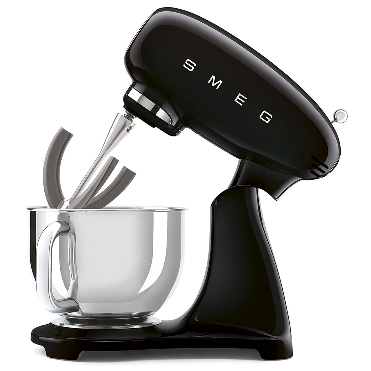 Smeg - 50's Retro Style Aesthetic Full Colour Stand Mixer - Black