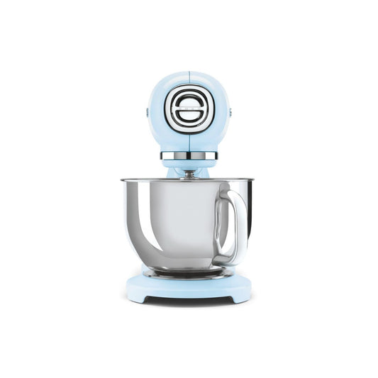 Smeg - 50's Retro Style Aesthetic Full Colour Stand Mixer - Pastel Blue