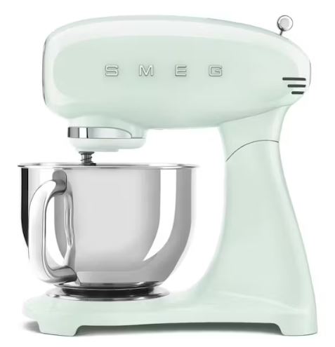 Smeg - 50's Retro Style Aesthetic Full Colour Stand Mixer - Pastel Green