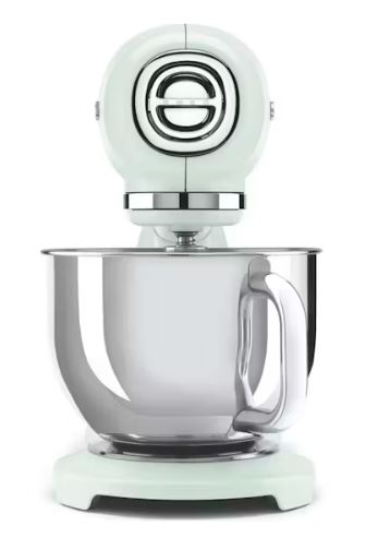 Smeg - 50's Retro Style Aesthetic Full Colour Stand Mixer - Pastel Green