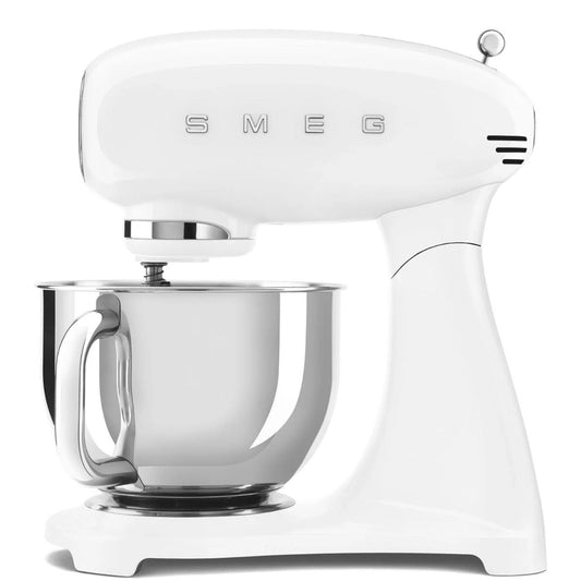 Smeg - 50's Retro Style Aesthetic Full Colour Stand Mixer - White