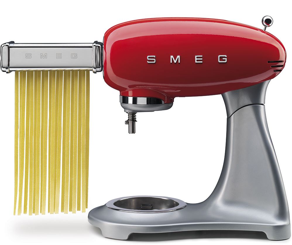 Smeg - 50's Style 3 Piece Pasta Roller & Cutter Set Electric Mixer Attachment - Stainless Steel