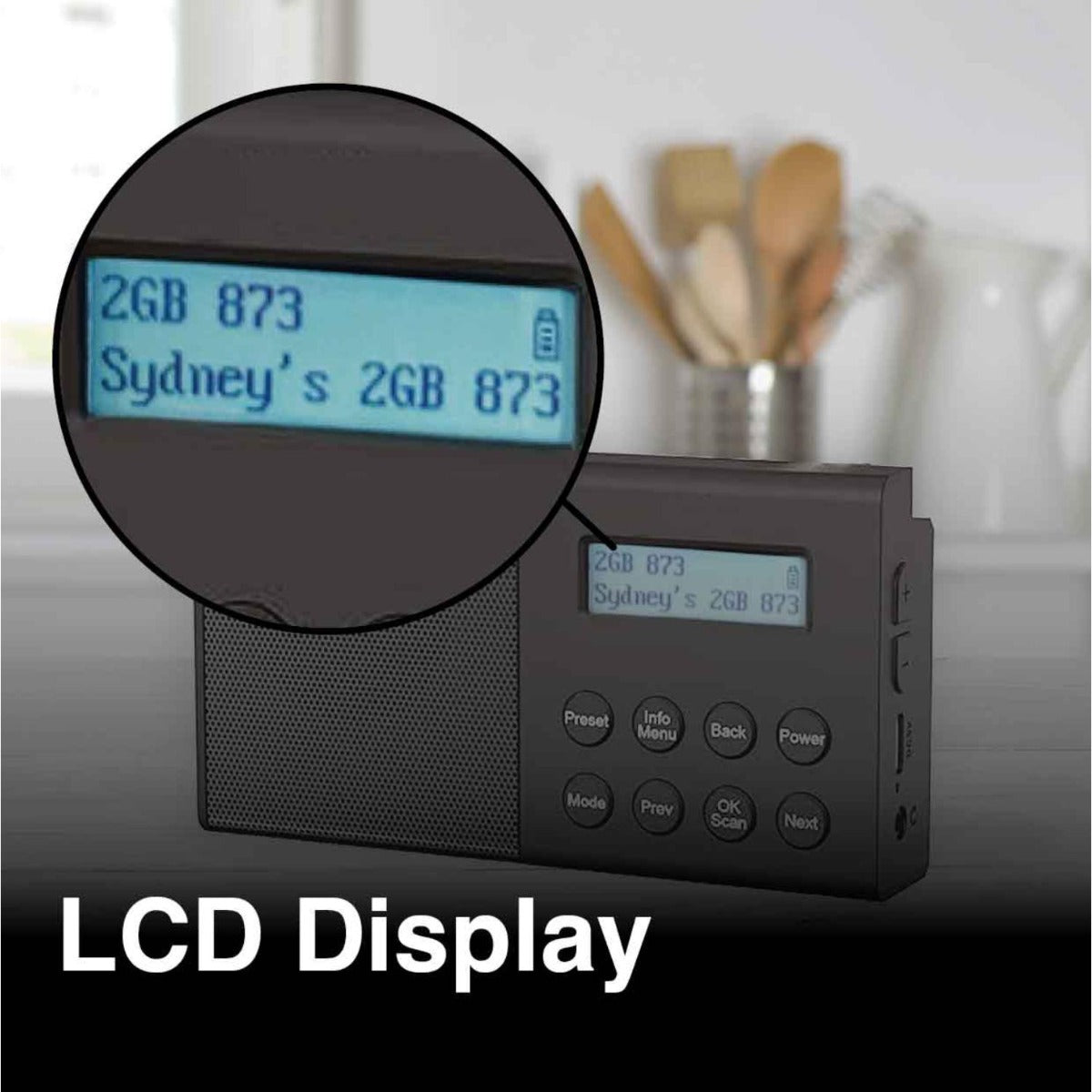 Laser - Bluetooth DAB Radio with FM