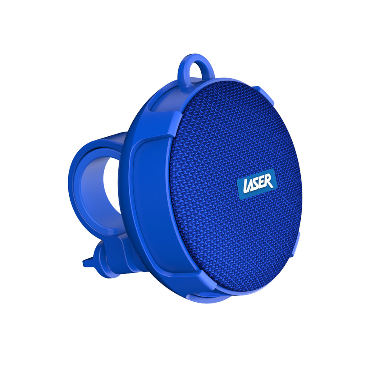 Laser Portable Outdoor Bluetooth Speaker with Bicycle Mount - Blue