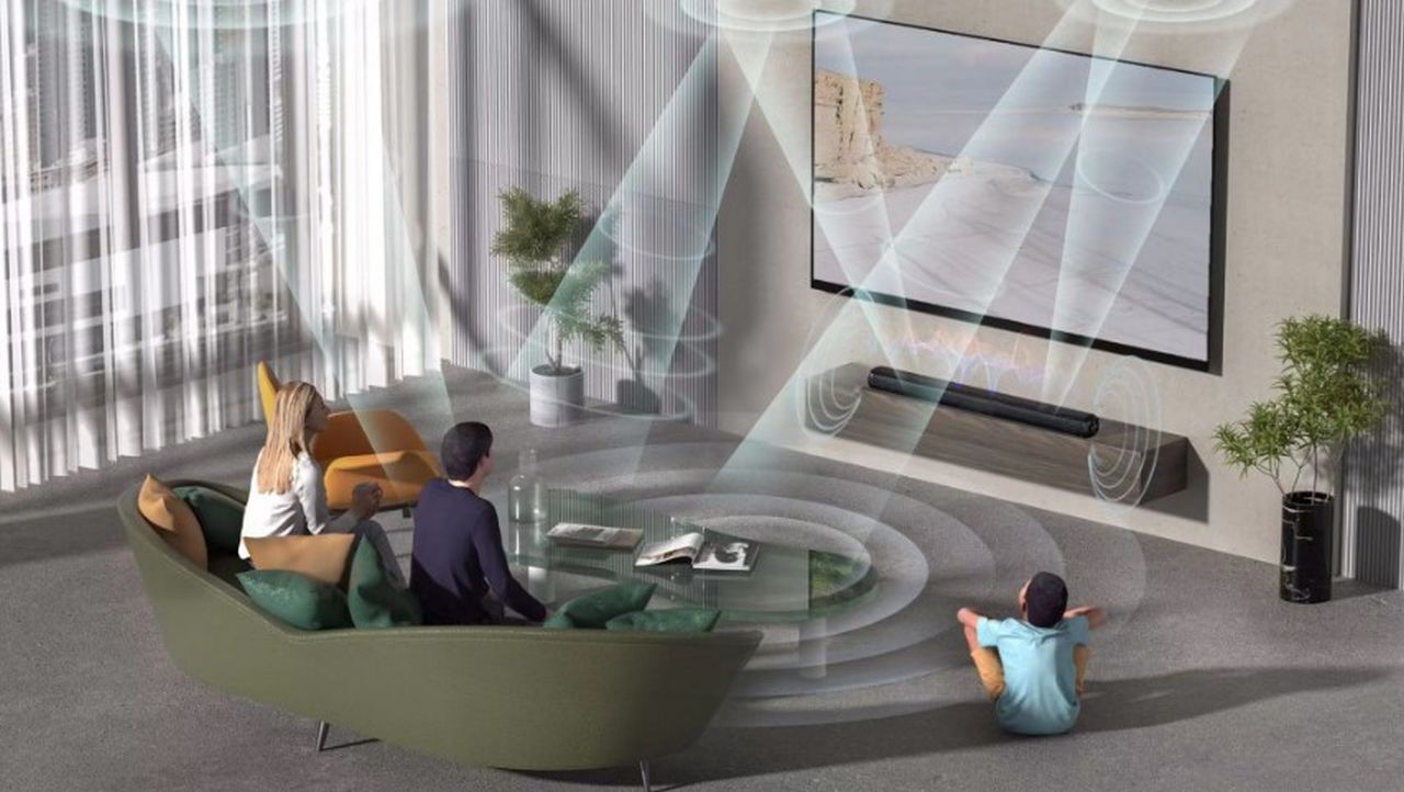 Laser 2.1CH Dolby Atmos Soundbar with built-in Subwoofers