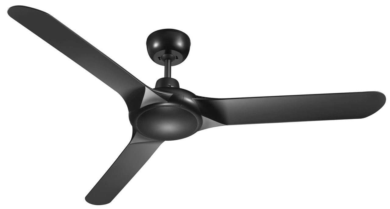 Ventair - SPYDA - 56"/1400mm 3 Blade Ceiling Fan - Matte Black