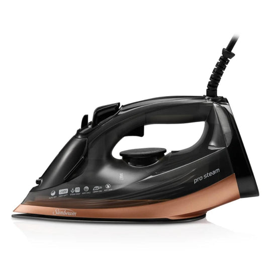 Sunbeam - Pro Steam Ceraflow Sonic Iron - Black/Brown