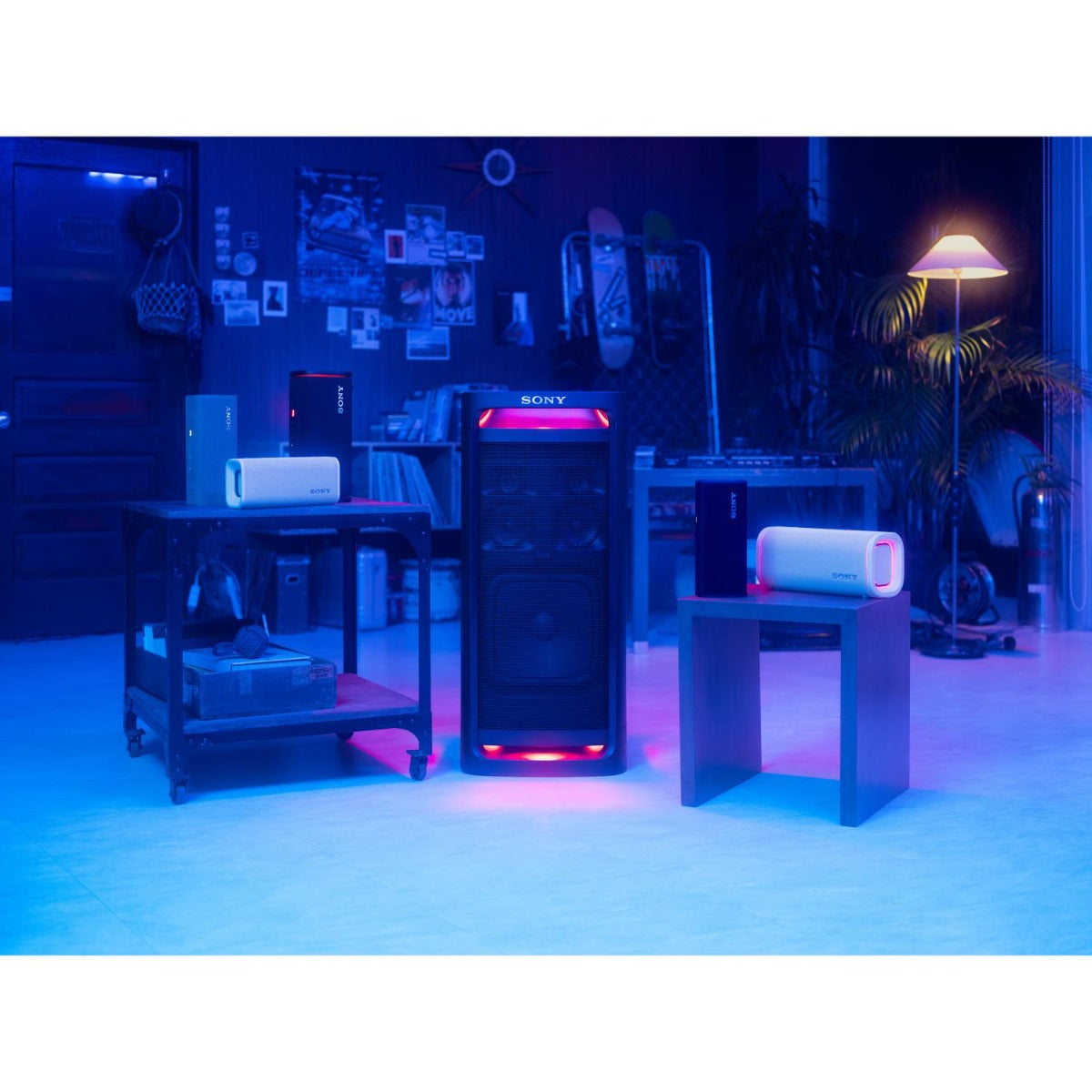 Sony - ULT Tower 9AC Wireless Party Speaker