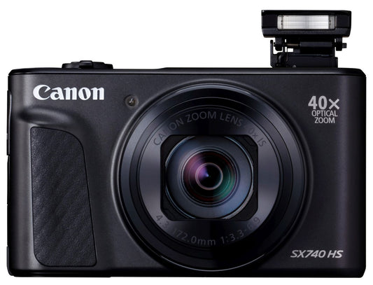 Canon - PowerShot SX740 HS Digital Camera - Black