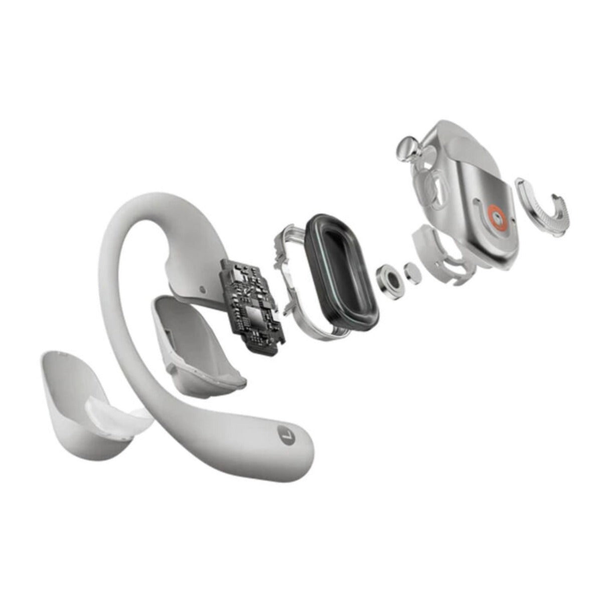 Shokz - OpenFit 2+ Open-Ear True Wireless Earbuds - Grey